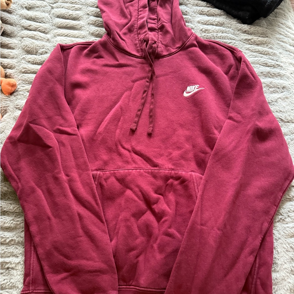 Nike Fleece Burgundy Sweatshirt